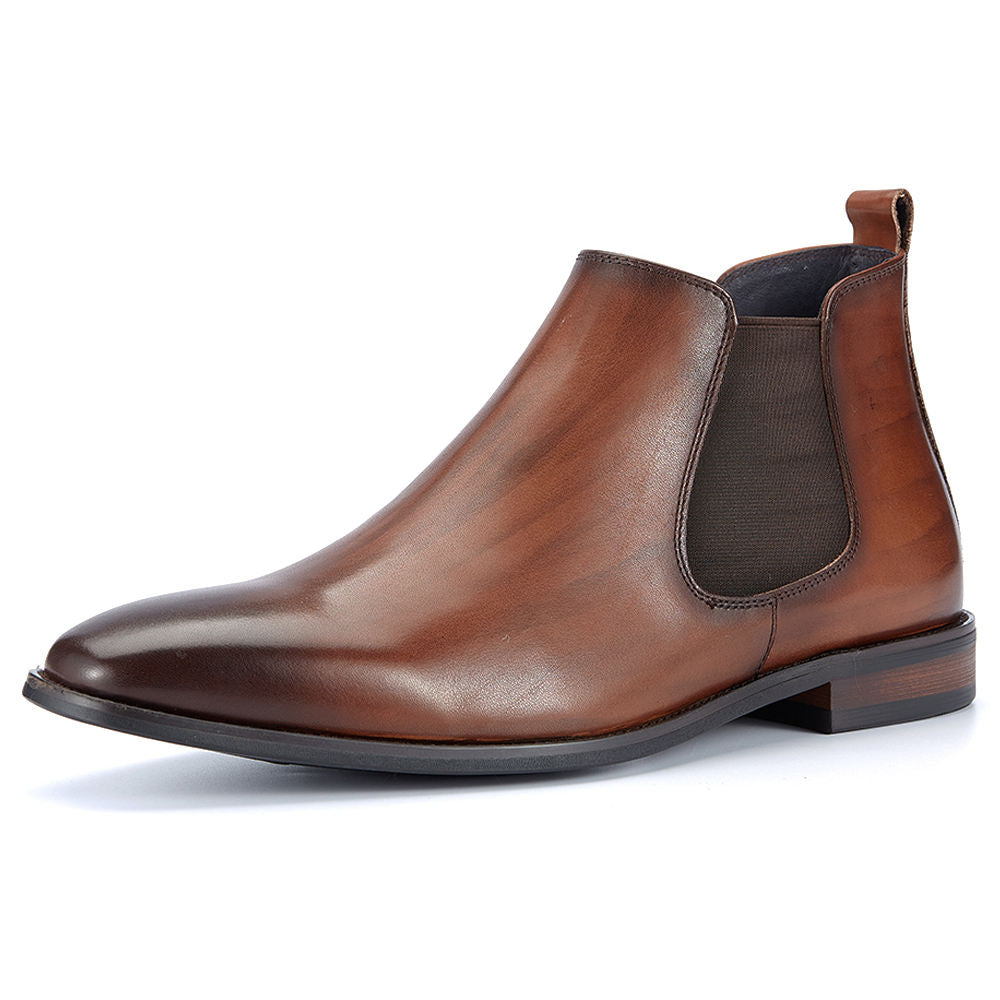 Handmade Men's Cow Leather Chelsea Boots