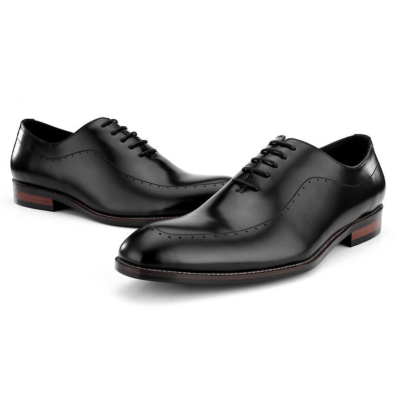 Handmade Men's Cow Leather Classic Brogues Dress Shoes