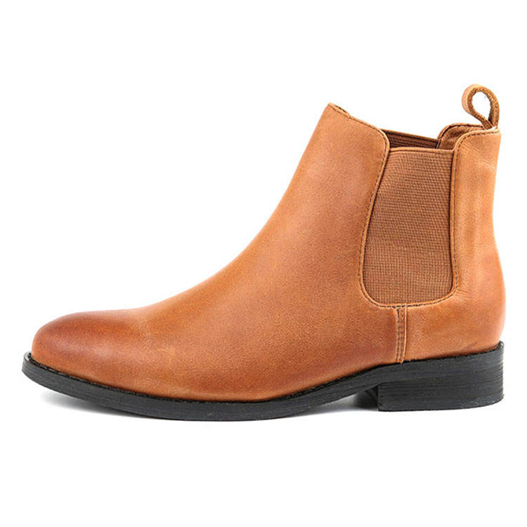 Handmade Men's Cow Leather Classic Chelsea Boots