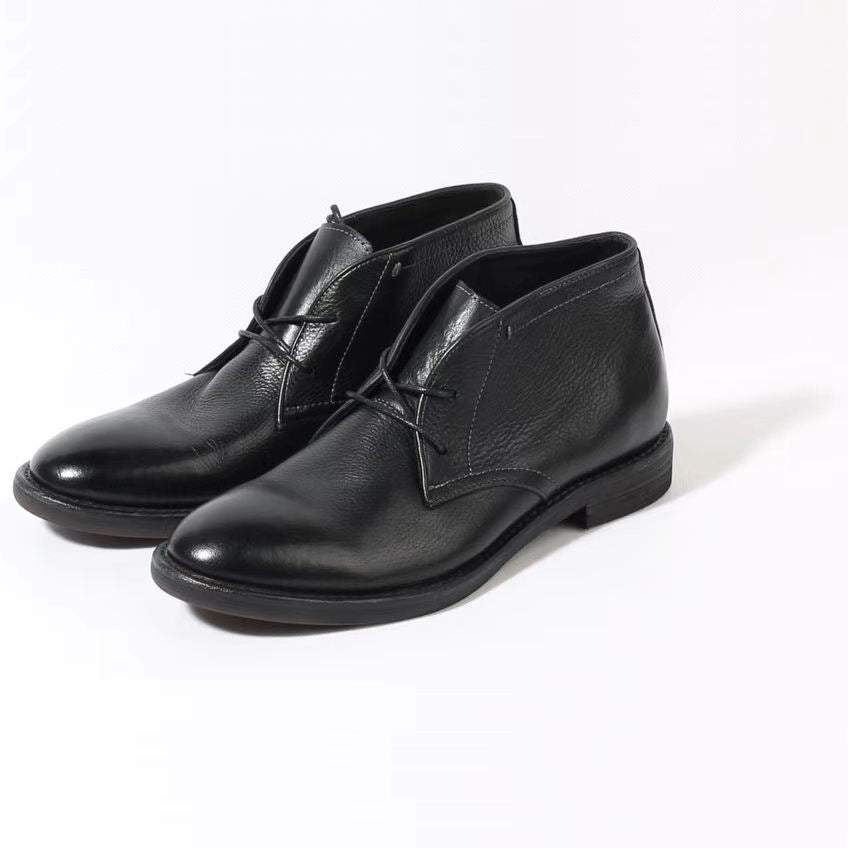 Handmade Men's Cow Leather Classic Dress Boots