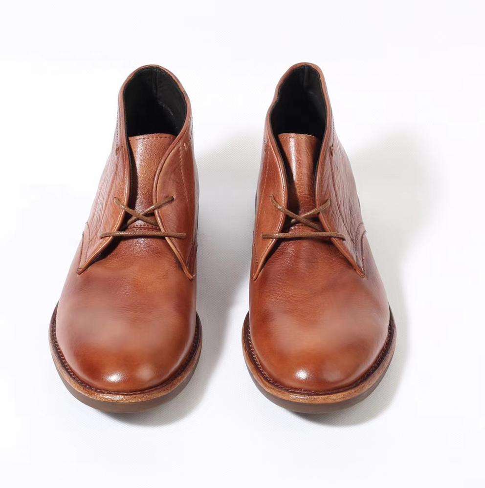 Handmade Men's Cow Leather Classic Dress Boots