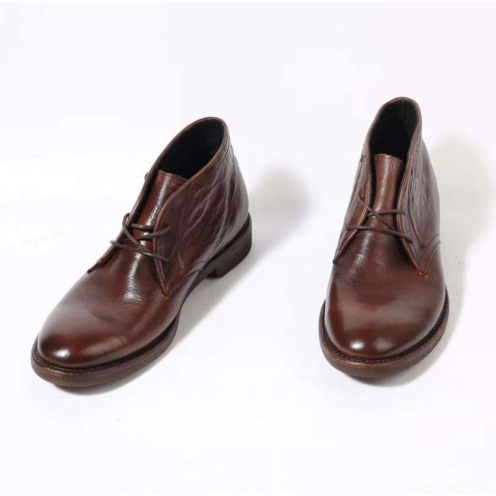 Handmade Men's Cow Leather Classic Dress Boots