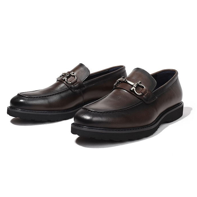 Handmade Men's Cow Leather Classic Loafers