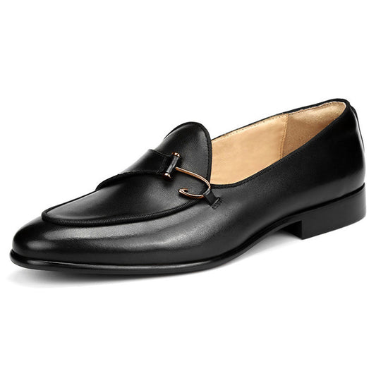 Handmade Men's Cow Leather Dress Loafer