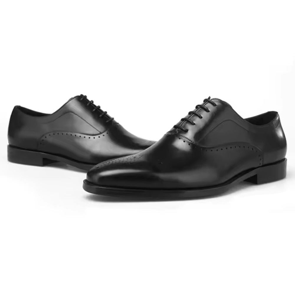 Handcrafted Men's Cow Leather Dress Shoes