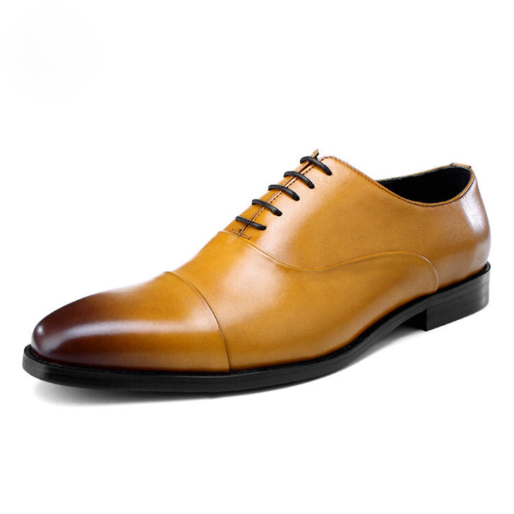 Handmade Men's Cow Leather Formal Dress Shoes