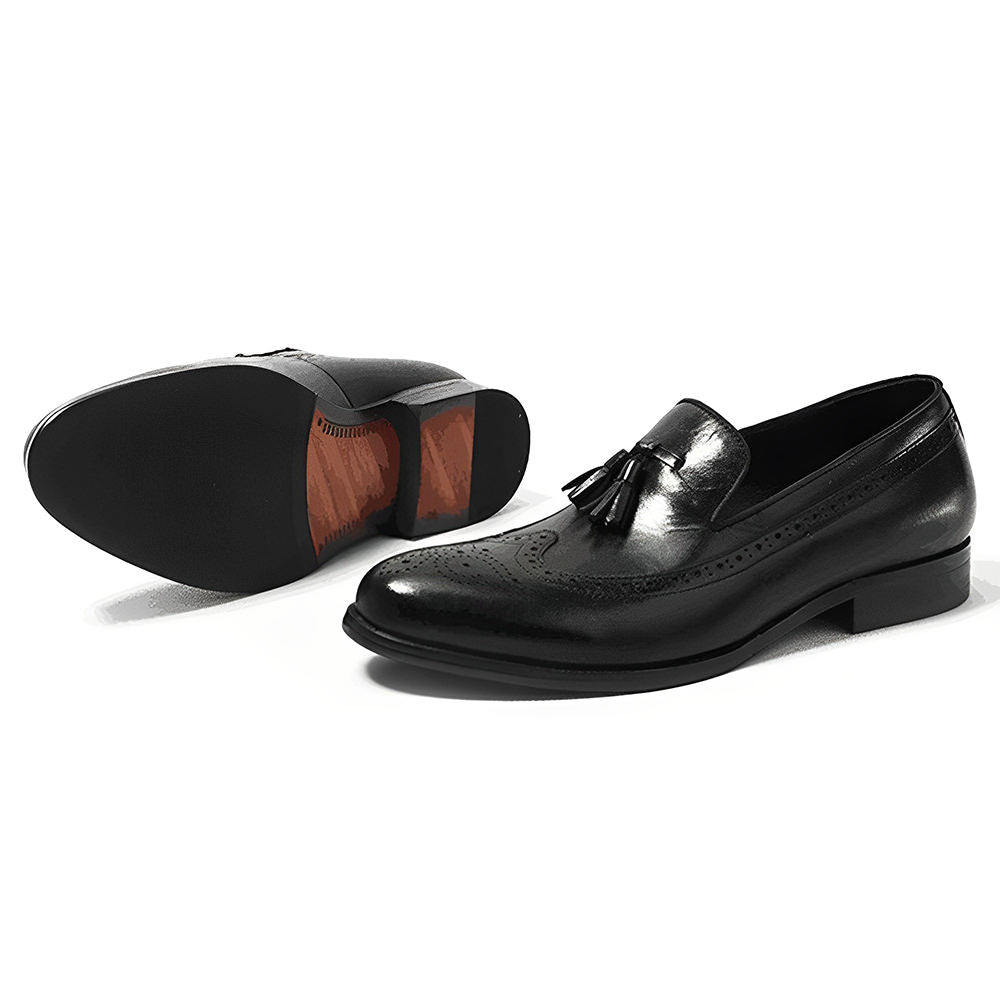 Handmade Men's Elegant Cow Leather Dress Shoes