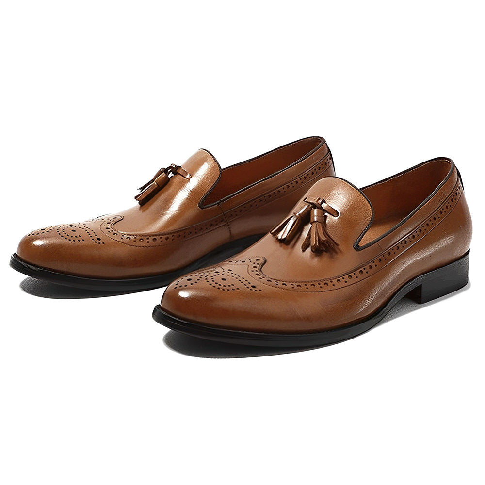 Handmade Men's Elegant Cow Leather Dress Shoes