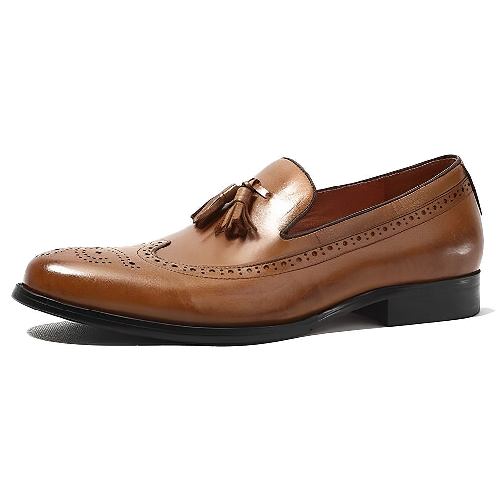 Handmade Men's Elegant Cow Leather Dress Shoes