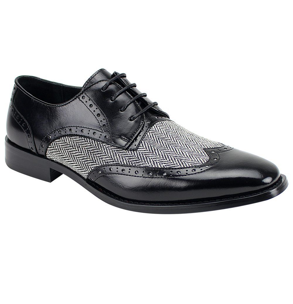 Handmade Mens Formal Shoes, Men Two Tone Wing Tip Dress Shoes, Shoes