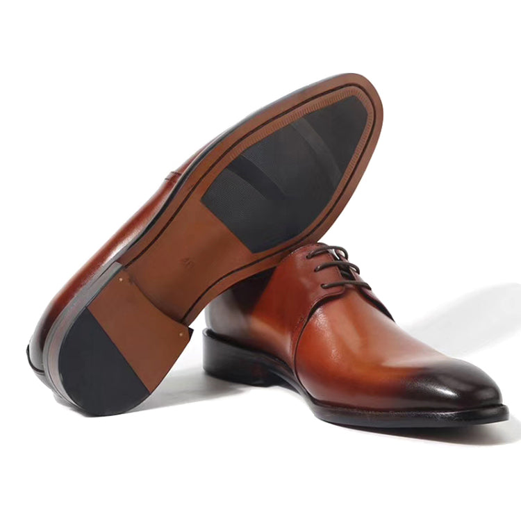 Handmade Men's Full Gerain Leather Oxford Dress Shoes