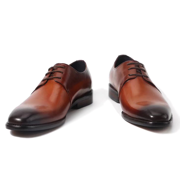 Handmade Men's Full Gerain Leather Oxford Dress Shoes