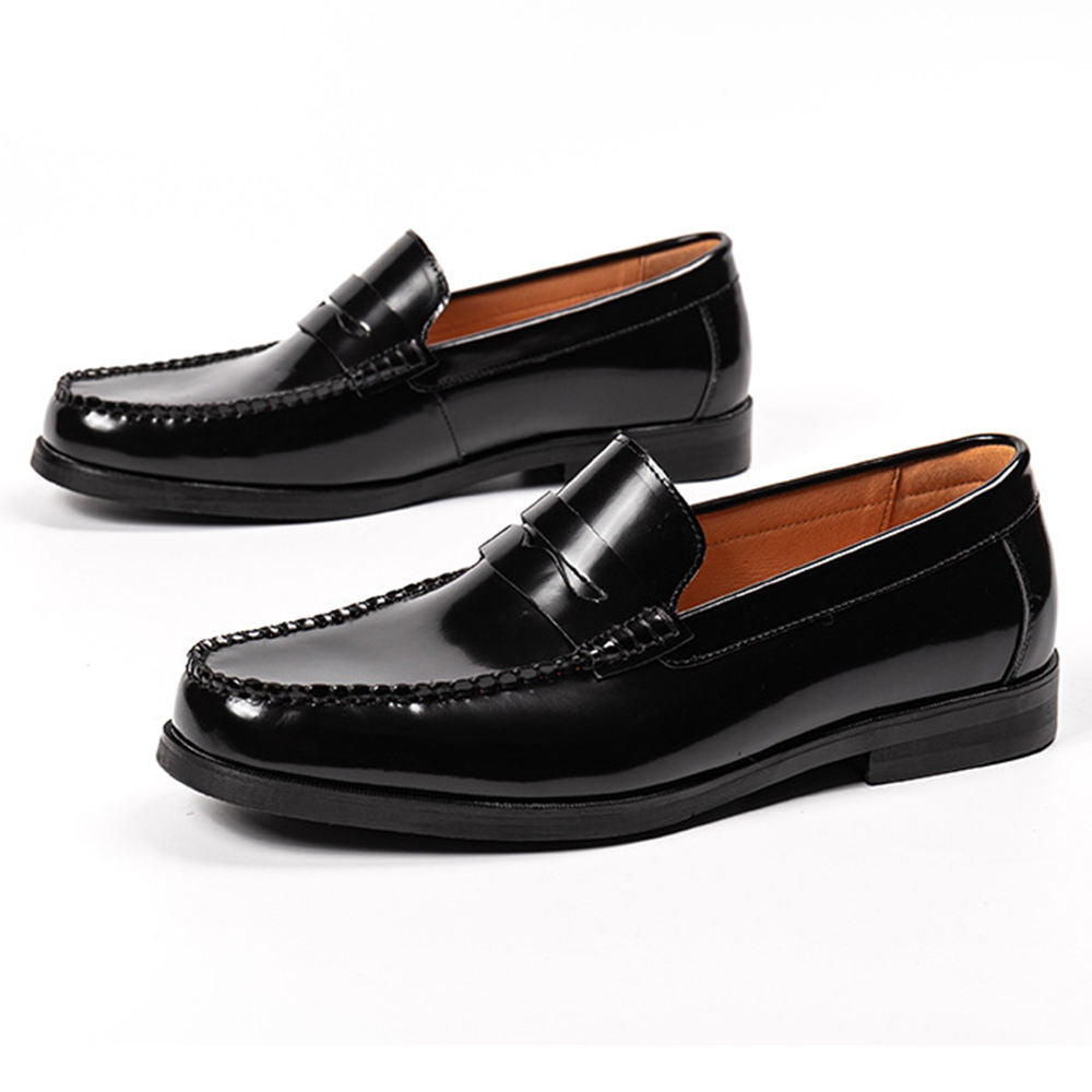 Handmade Men's Full Grain Genuine Leather Penny Loafers