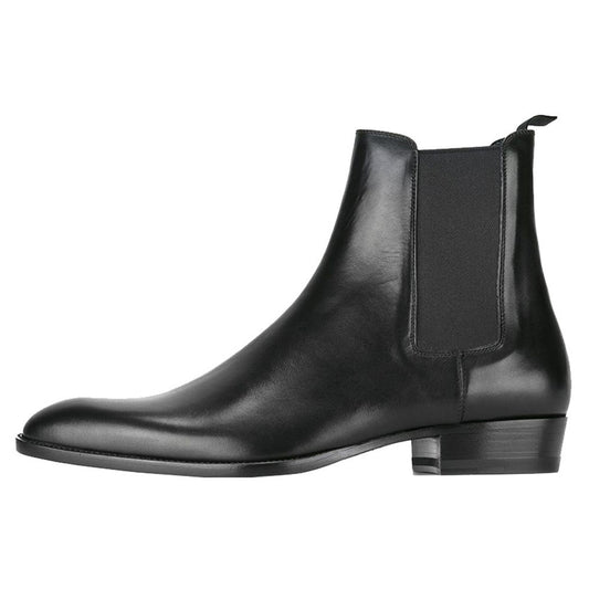 Handmade Men's Full Grain Leather Classic Chelsea Boots