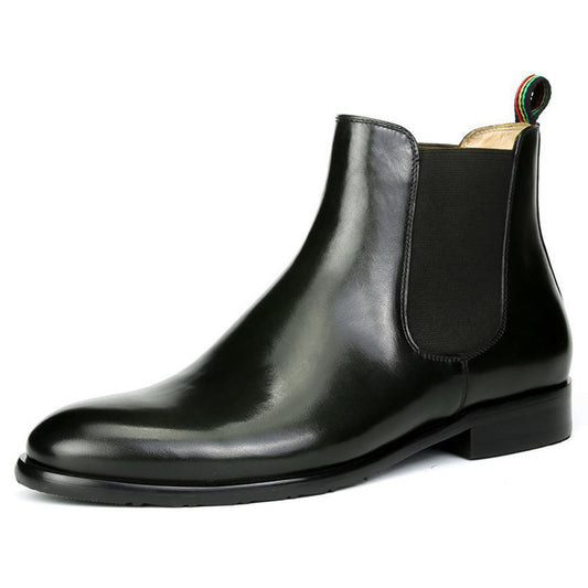 Handmade Men's Full Grain Leather Dress Boots