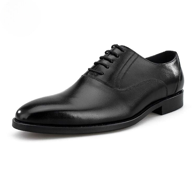 Handmade Men's Full Grain Leather Elegant Derby Dress Shoes