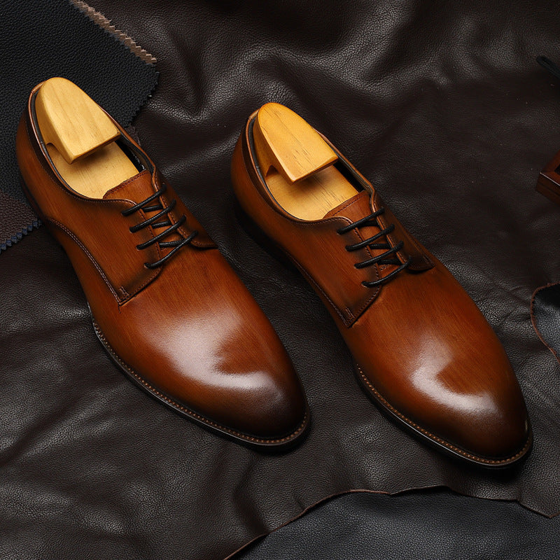 Handmade Men's Full-Grain Leather Formal Shoes