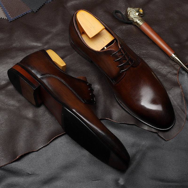 Handmade Men's Full-Grain Leather Formal Shoes