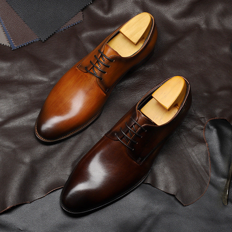 Handmade Men's Full-Grain Leather Formal Shoes