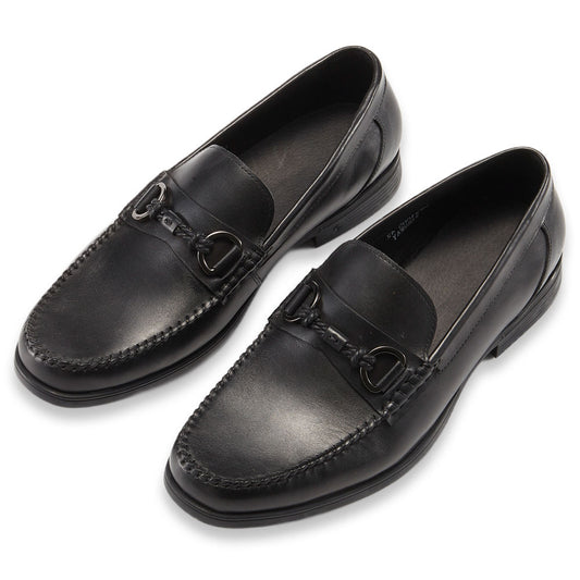 Handmade Men's Full Grain Leather Horsebit Loafers