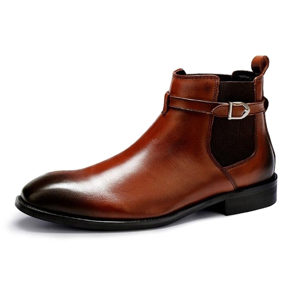 Handmade Men's Full Grain Leather Jodhpur Boots