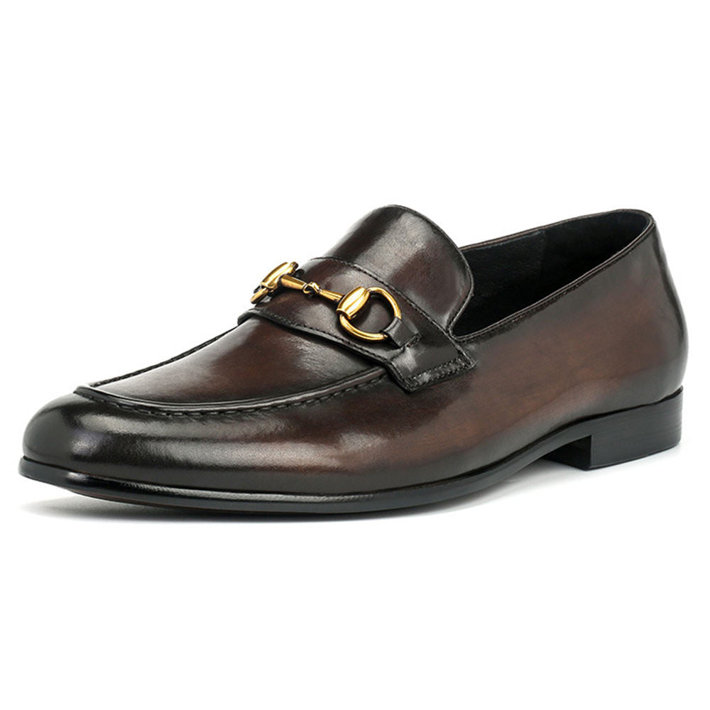 Handmade Men's Full Grain Leather Modern Loafers