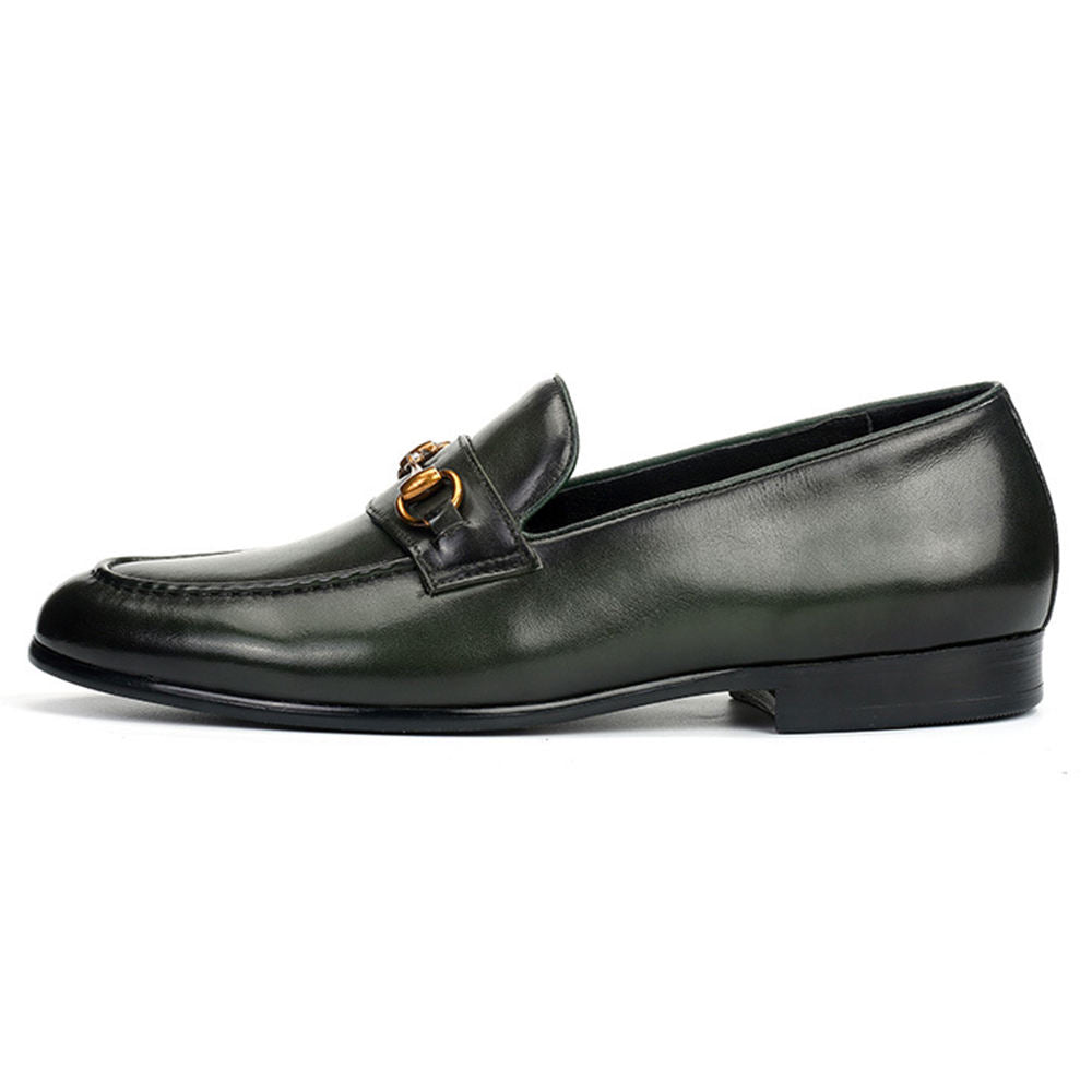 Handmade Men's Full Grain Leather Modern Loafers