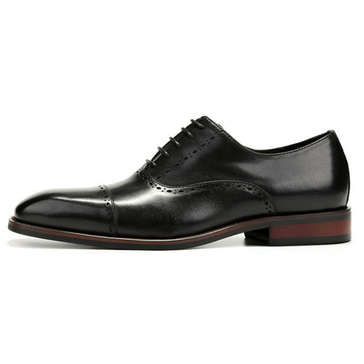 Handmade Men's Full Grain Leather Oxford Dress Shoes