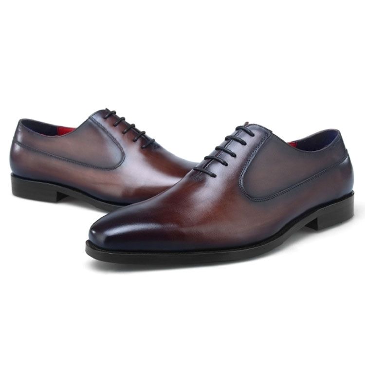 Handmade Men's Full Grain Leather Oxford Shoes