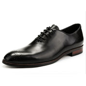Men's Suede Dress Shoes - Handmade Full Grain Leather Elegance