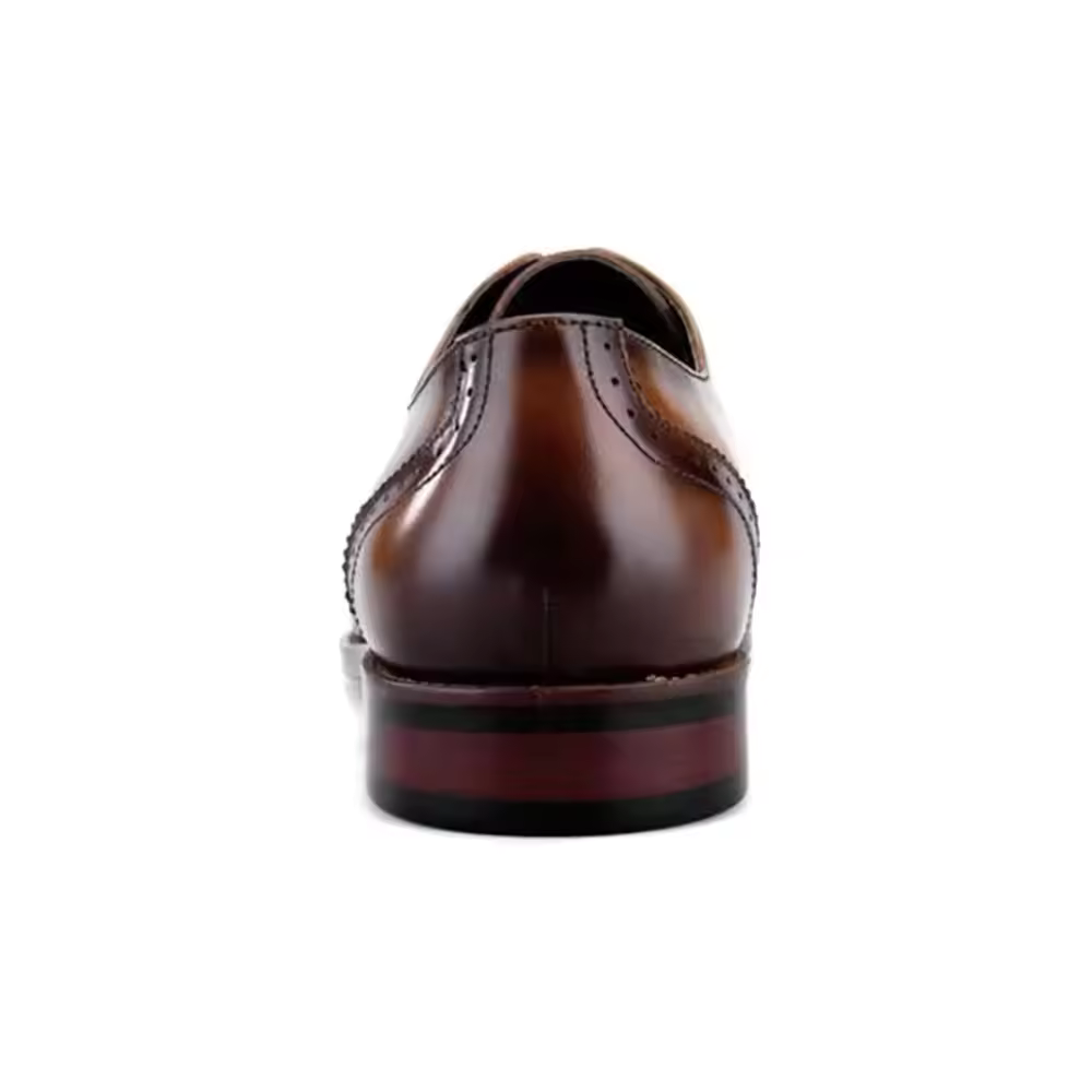 Handmade Men's Leather Cap-Toe Oxfords