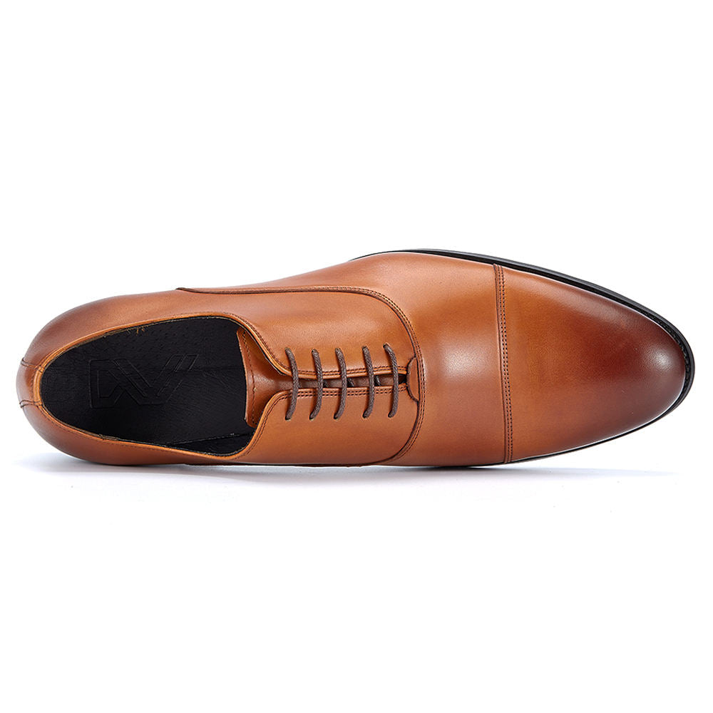 Handmade Men's Leather Classic Oxford Shoes