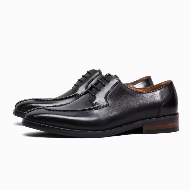 Handmade Men's Leather Derby Shoes