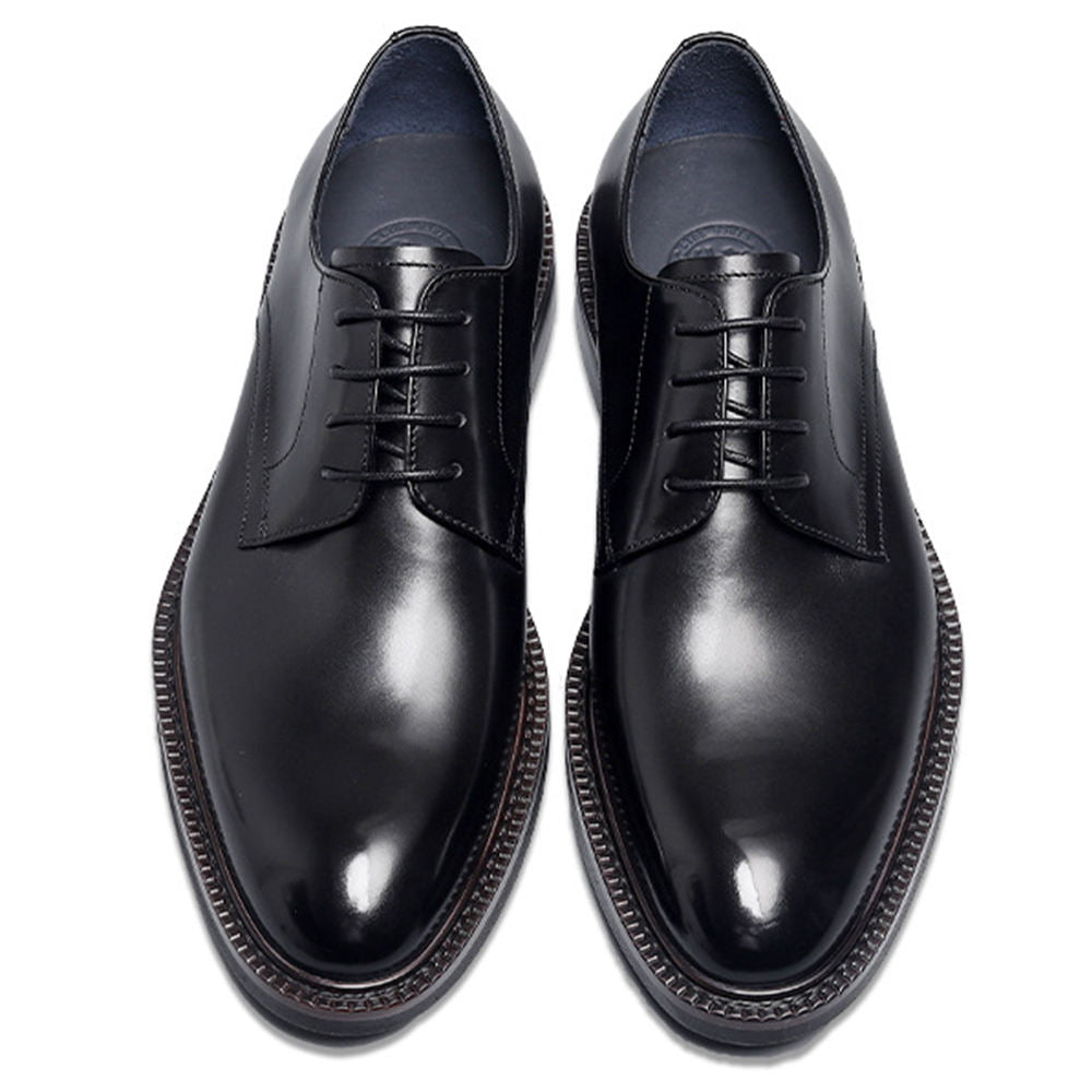 Handmade Men's Leather Elegant Derby Shoes