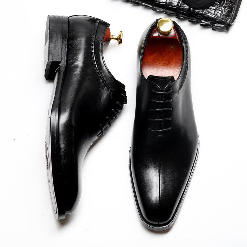 Handcrafted Men's Leather Oxford Dress Shoes - Durable and Stylish