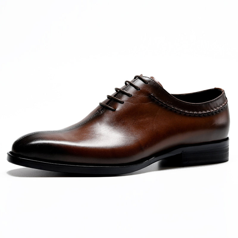 Handcrafted Men's Leather Oxford Dress Shoes - Durable and Stylish