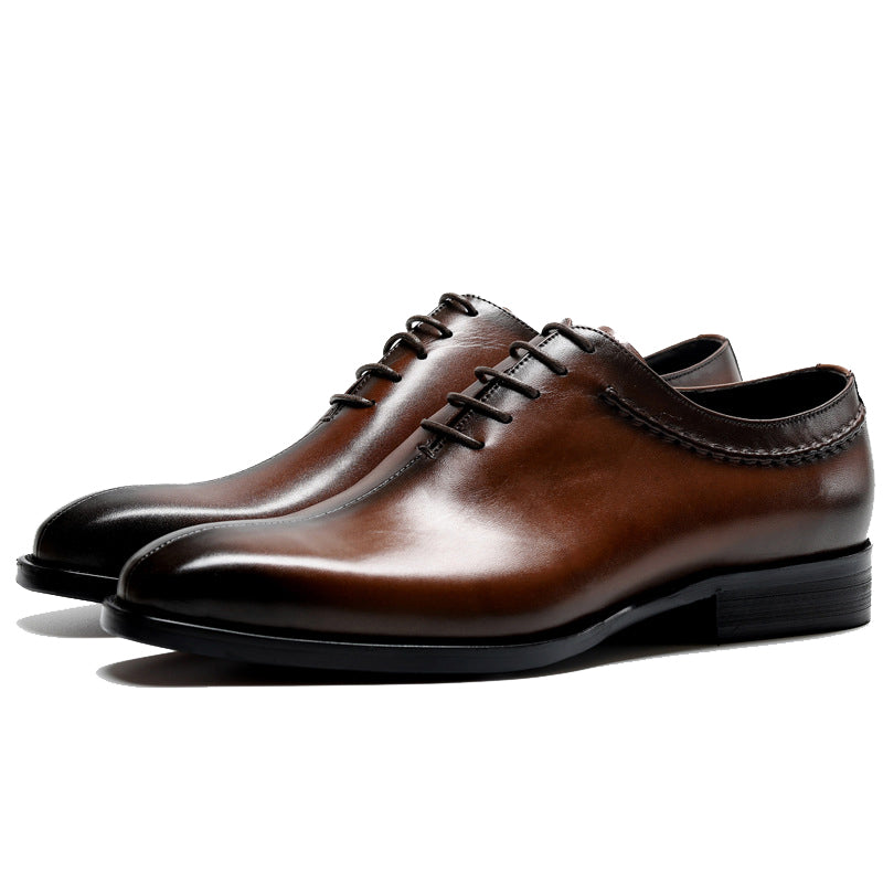 Handcrafted Men's Leather Oxford Dress Shoes - Durable and Stylish