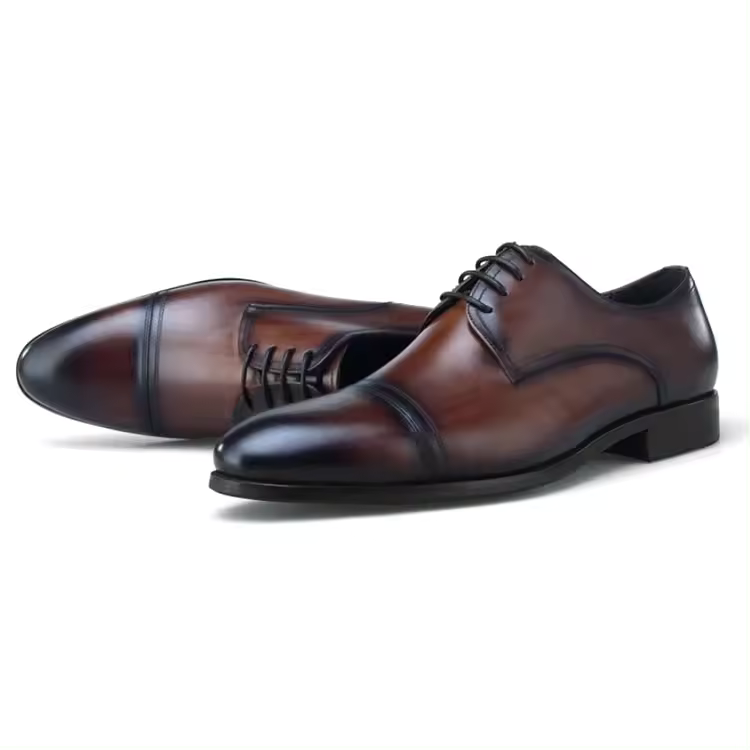 Handmade Men's Leather Full Grain Oxford Dress Shoes