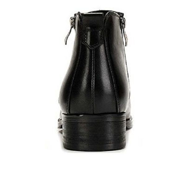 Handmade Mens Pointed Toe Boots, Men Black Zipper Ankle Boot, Fashion