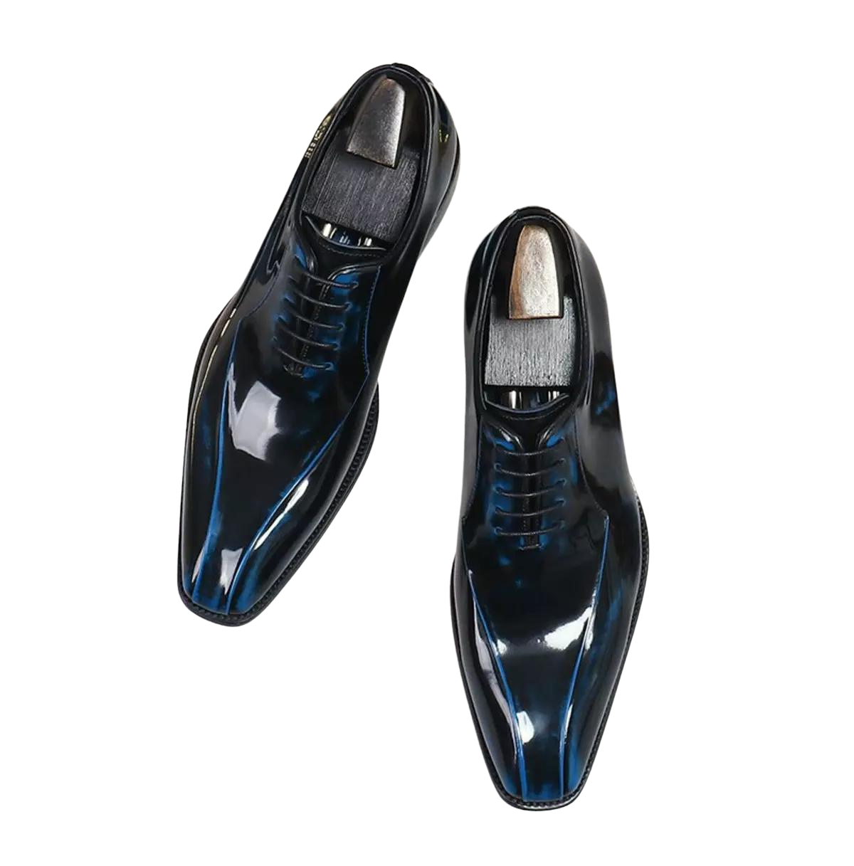 Handmade Men's Polished Leather Oxford Dress Shoes