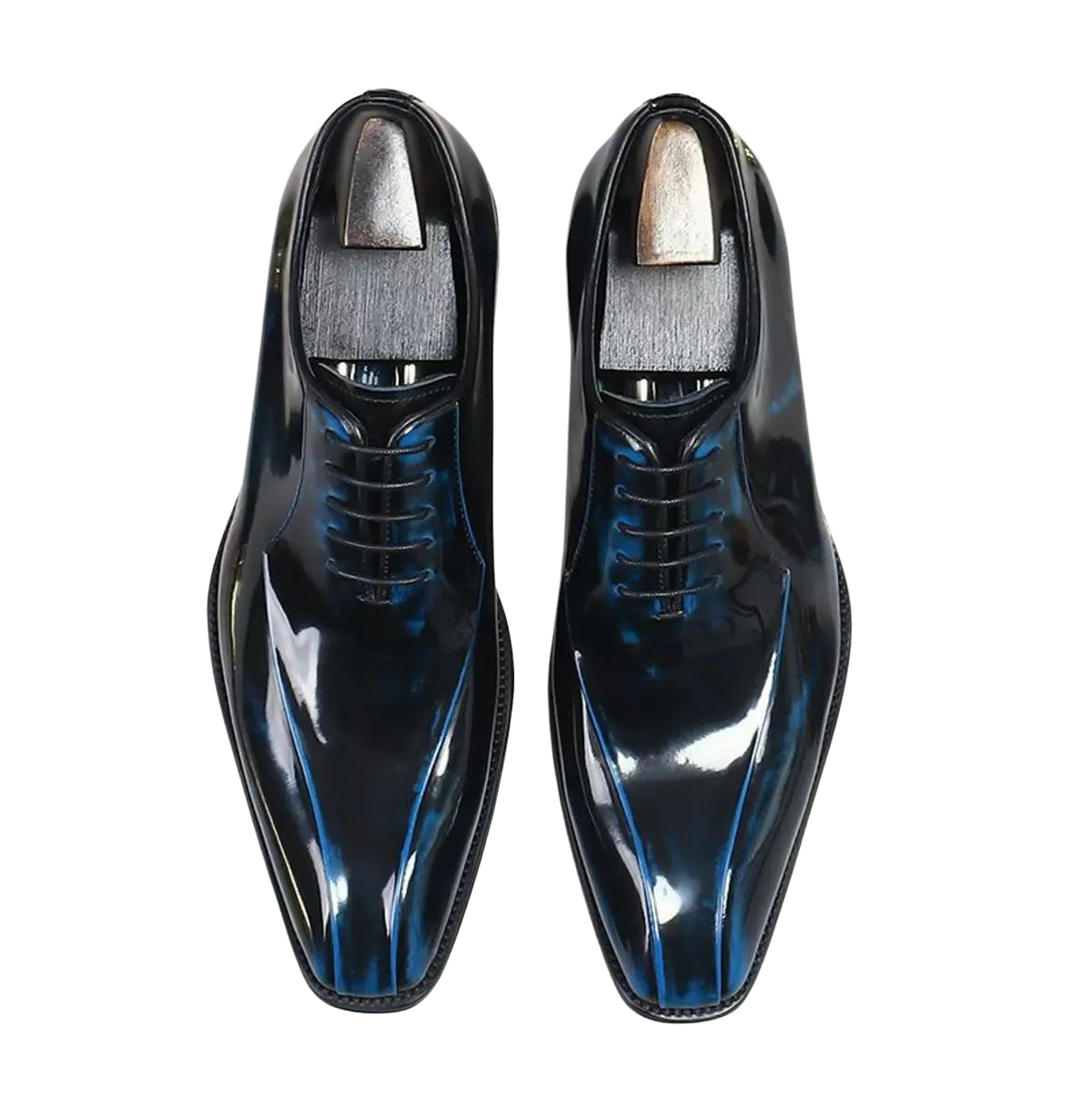 Handmade Men's Polished Leather Oxford Dress Shoes