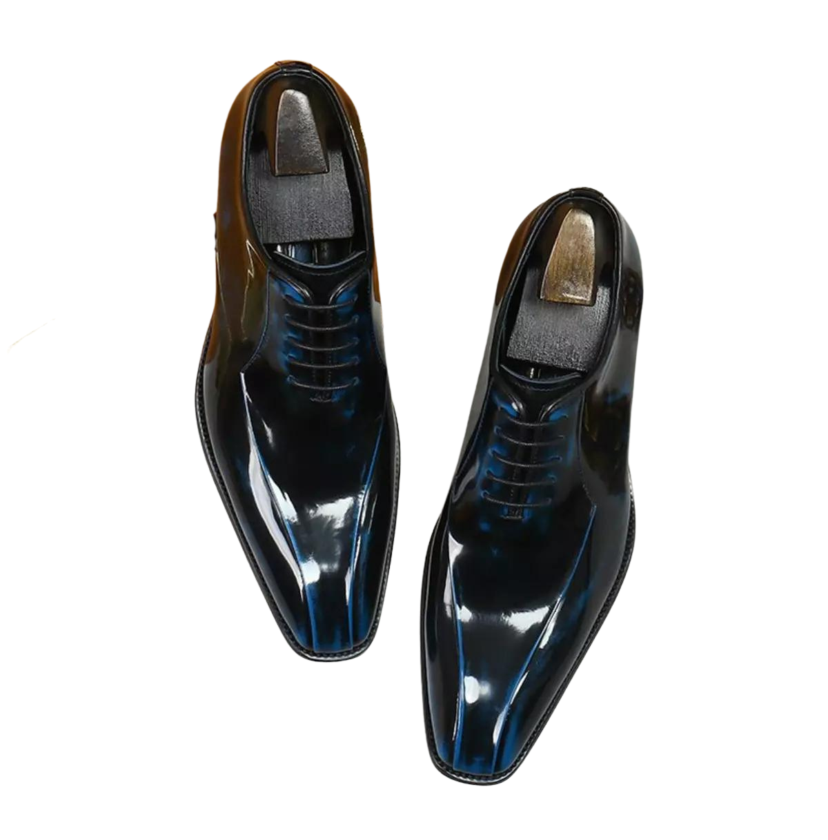 Handmade Men's Polished Leather Oxford Dress Shoes