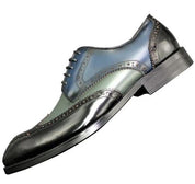 Men's Wing Tip Brogue Lace Up Leather Shoes - Image 3