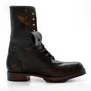 Handcrafted Men's Full-Grain Leather Lace-Up Ankle Boots - Image 3