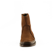 Handcrafted Men's Suede Ankle Boots with Zipper - Image 2