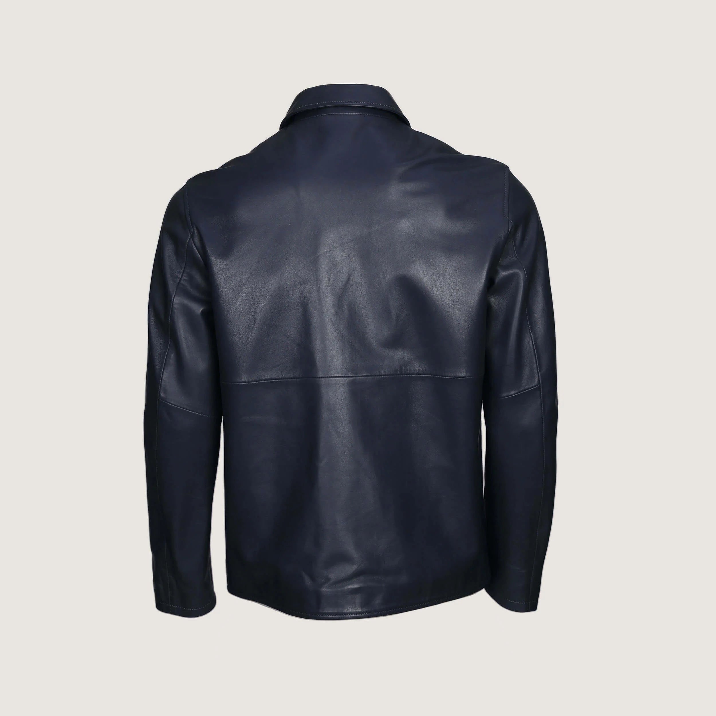 Handmade Men Black Biker Leather Jacket, Men Black Bomber Leather Jacket, Men Jackets - Image 2