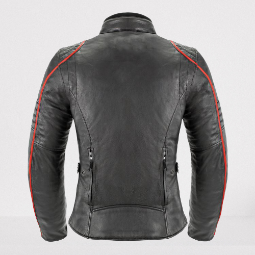 Men Black Leather Biker Jacket, Men Leather Fashion Jackets for Racers