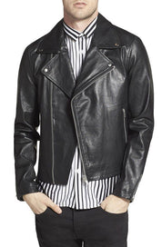 Men Black Motorcycle Leather Jacket Leather Jacket, Leather Jackets
