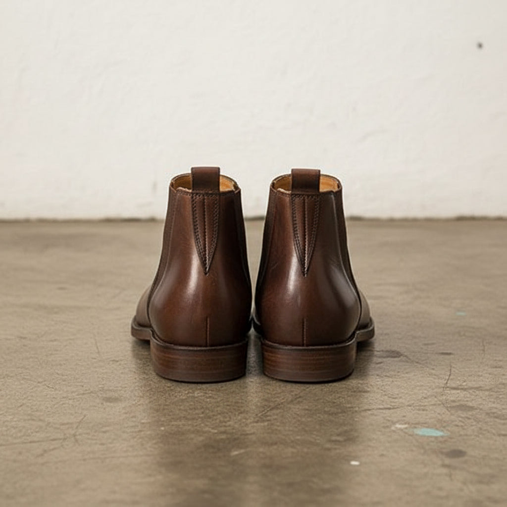 Men Brown Chelsea Boots, Ankle Boots Casual Ankle Chelsea Boots