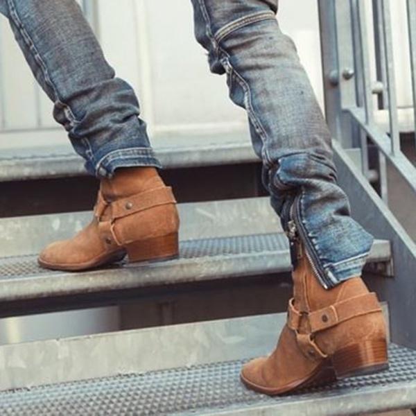 Men Tan Suede Ankle High Casual Boots, Mens Fashion Casual Ankle Boots